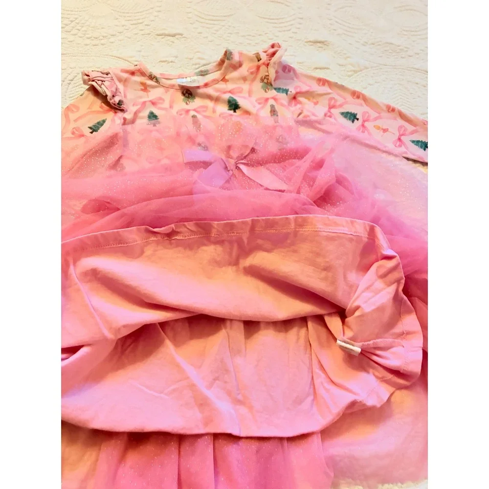 Sweet Wink Little Girl's Long Sleeve Nutcracker Trellis Tutu Tress Size 6Y
